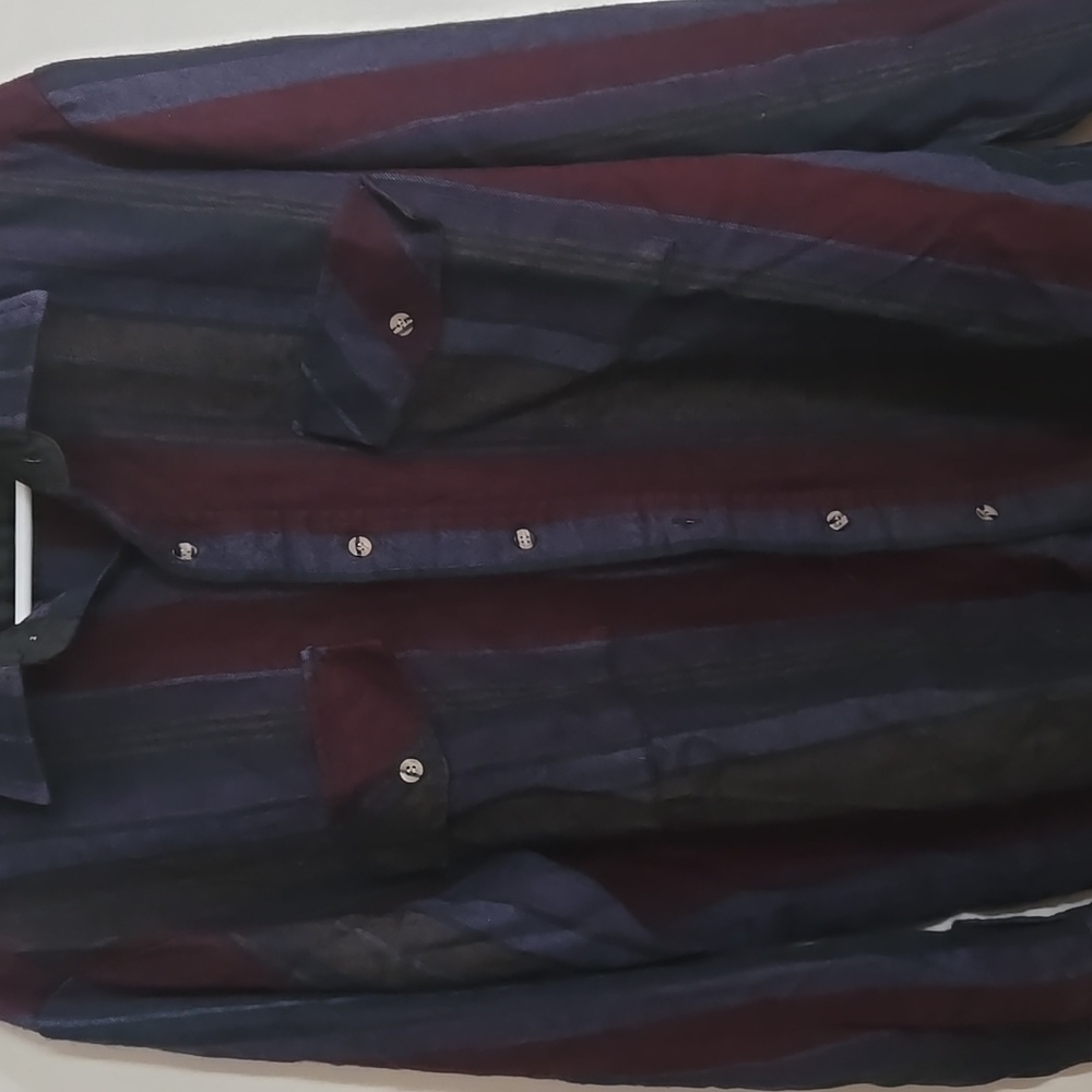 Mens Mikael York Collection Vintage Button Down Shirt - Picture 4 of 7